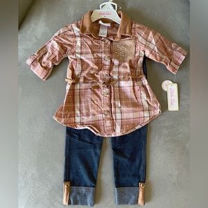 Litte Lass Girls Toddler 2 Piece Set